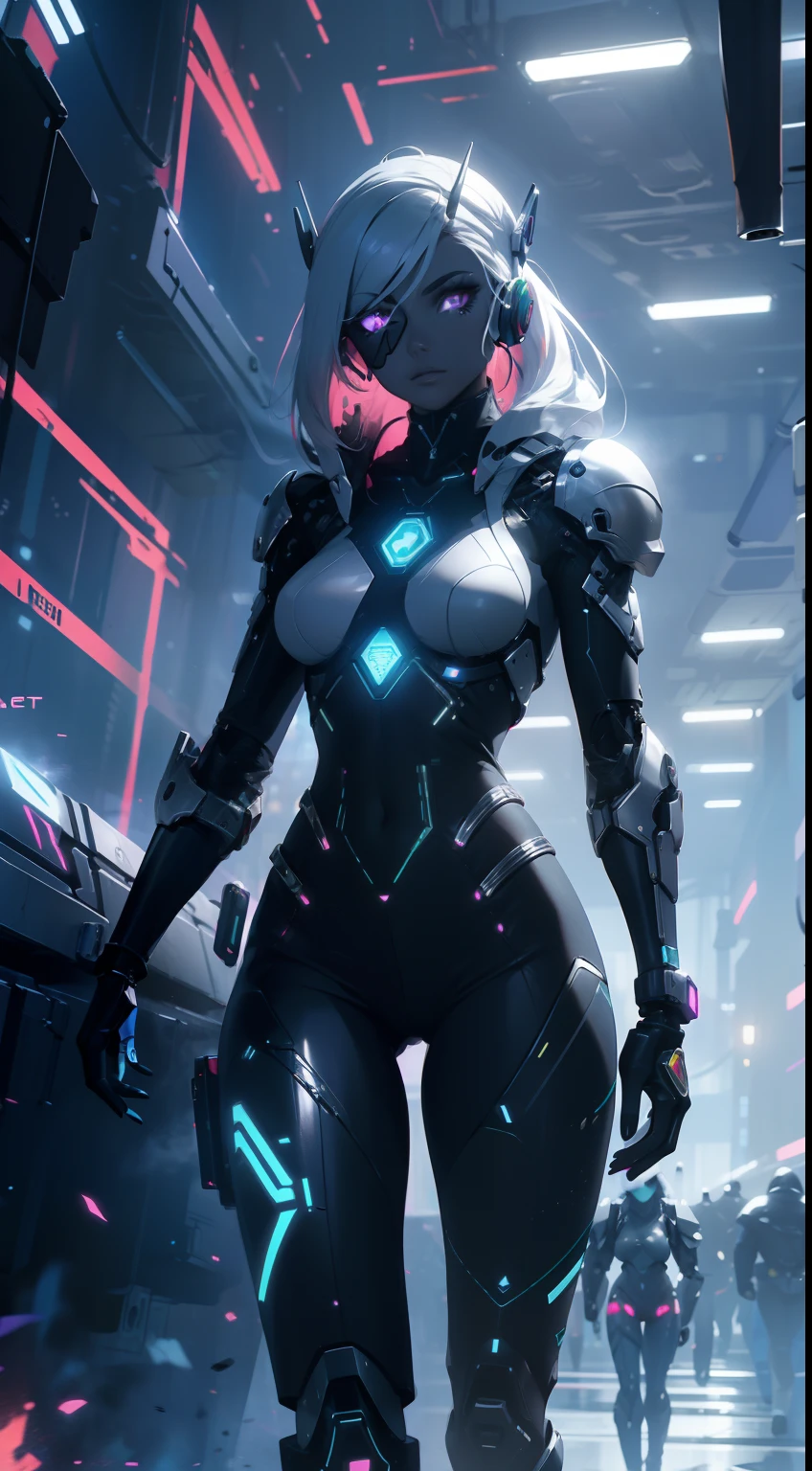 Arafed Mujer con un traje futurista posando para una foto, en armadura futurista blanca, girl in mecha cyber armor, Renderizado del motor irreal + una diosa, Armadura cyborg de porcelana, Armadura blanca brillante, cuerpo cyborg ginoide, Hermosa y atractiva cyborg femenina, Diferentes cibertrajes, Hermosa cyborg hembra, Hermosa chica blanca cyborg, Con armadura futurista, Perfecto cyborg hembra
