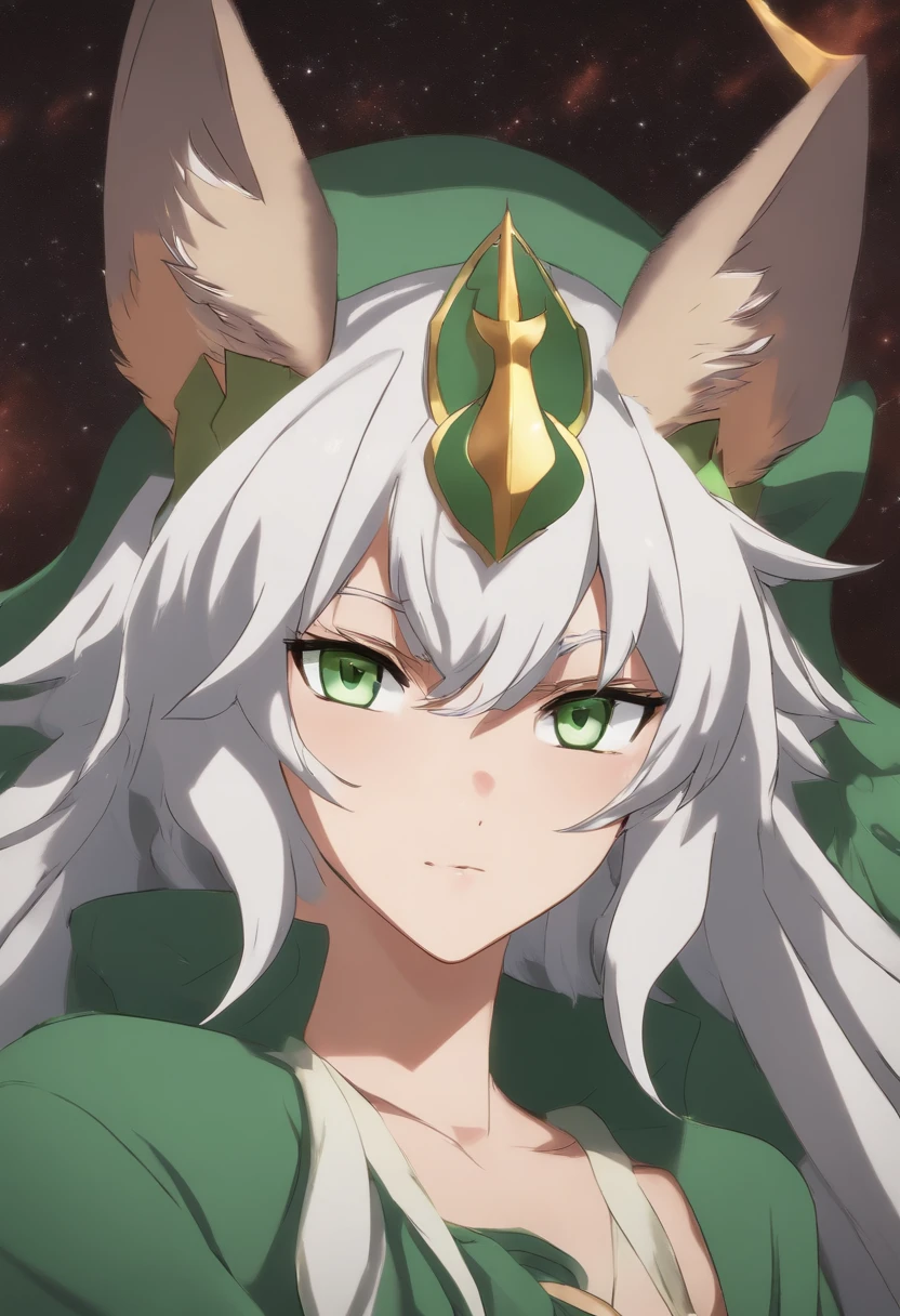 spreading, A cat with horns and green eyes stares into the camera, Stylized anime, Today's featured anime stills, cel shaded anime, pokemon anime style, still from tv anime, anime catgirl, transforming into his final form, tatsumaki, offcial art, Anime Stylization, official anime still, screenshot from the anime film, anime cgi style