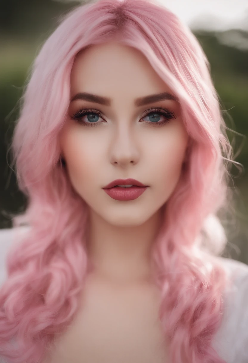 Hentai pink hair peitos grandes bunda perfeita olhos profundos fazendo sexo transando