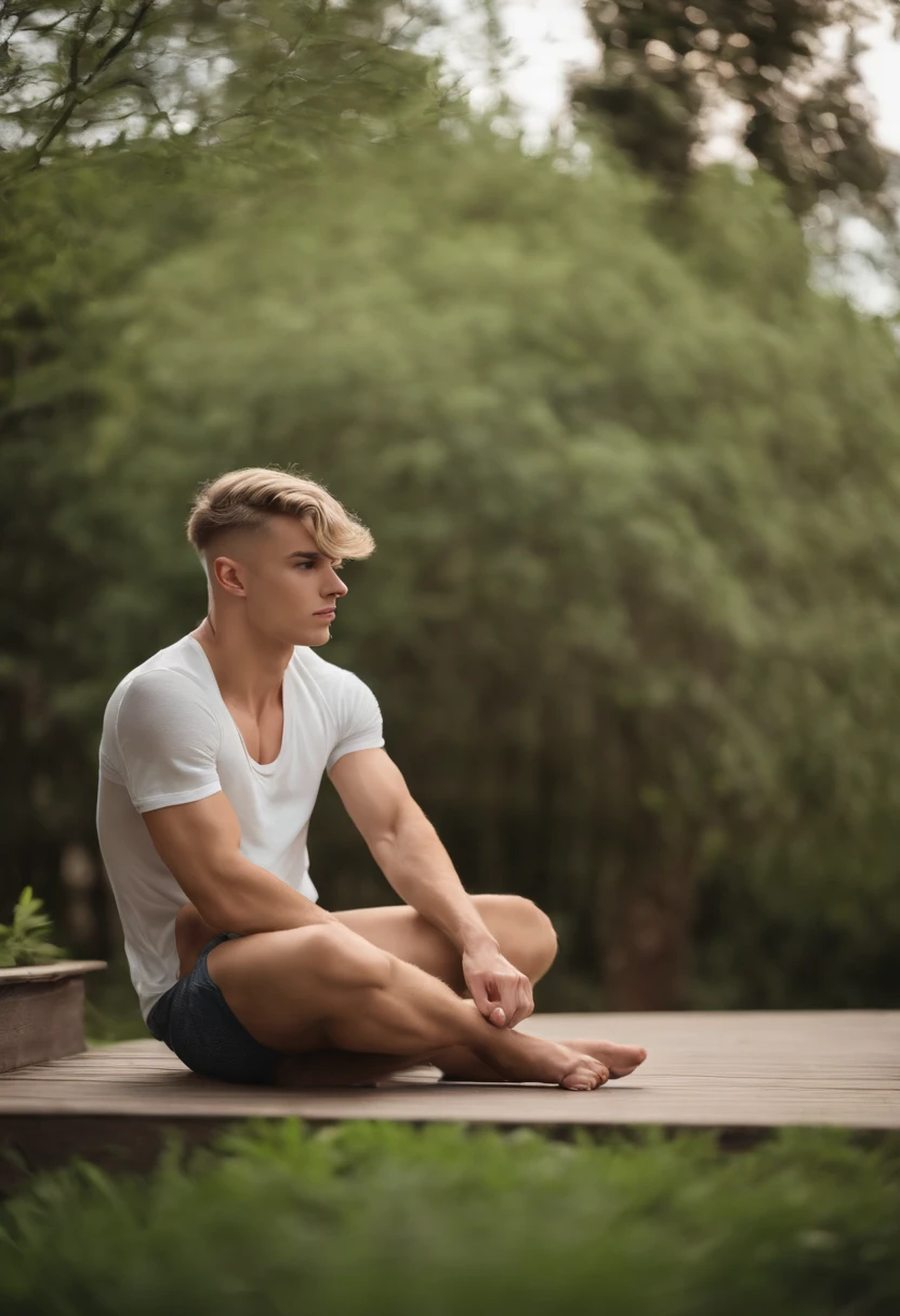 there is a man laying on a bed with a blue sheet, blonde guy, hyperrealistic aesthetic, twink, blond boy, hyperrealistic teen, on my bed, ken doll, smooth blue skin, xqc, blonde man, handsome stunning realistic, photorealistic perfect body, posing in bed, artem, hyper realistic, male model, david normal. photorealistic, eye contact, shirtless :: high detail, skinny male fantasy alchemist, young blonde boy fantasy thief, male character, beefcake pose, handsome stunning realistic, highly detailed full body, skinny male fantasy scientist, as a character in tekken, realistic shaded perfect body, highly detailed body, male model, photorealistic perfect body