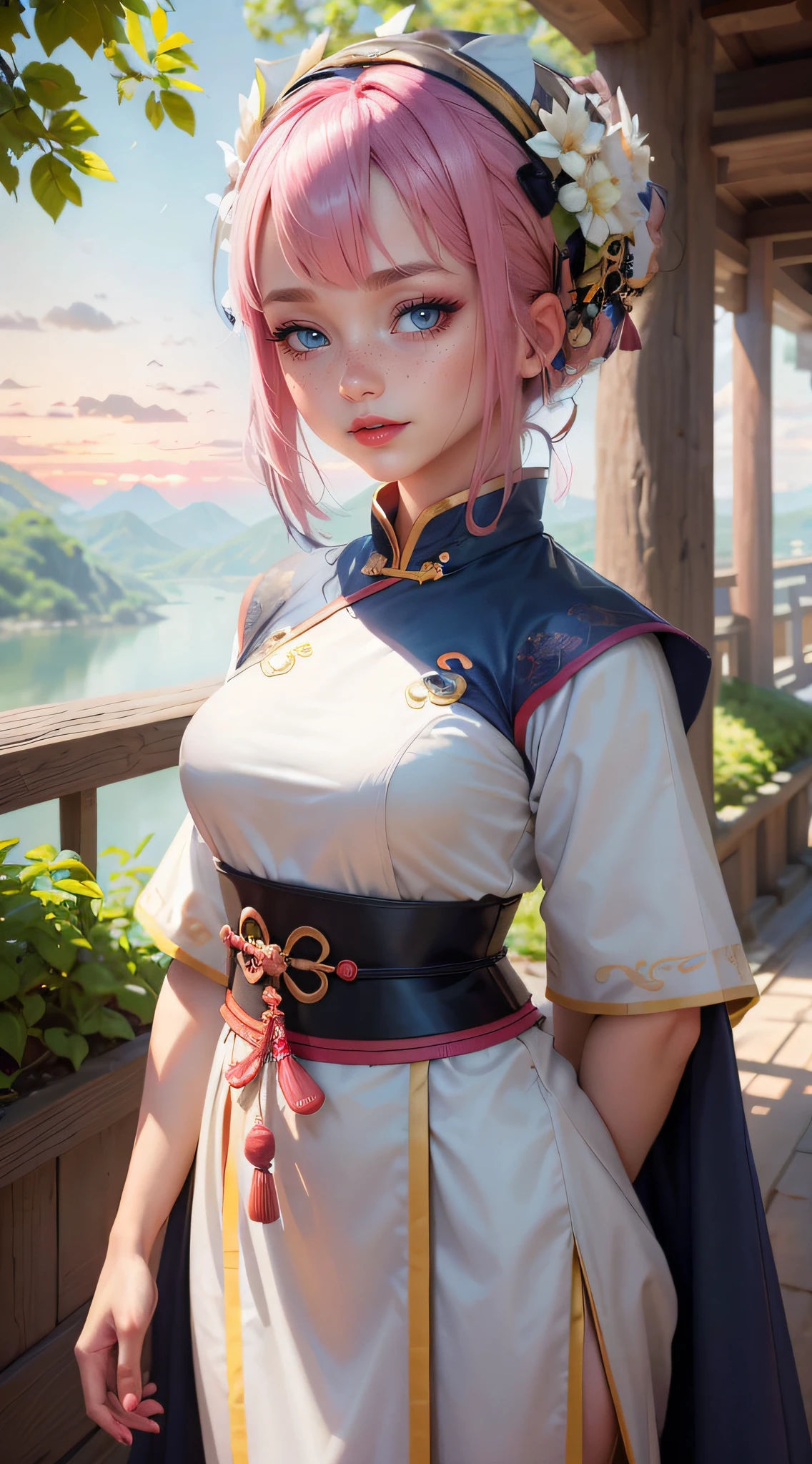 pink hair