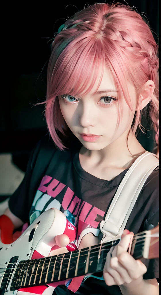 Inside Out Angry Mind with Pink Hair