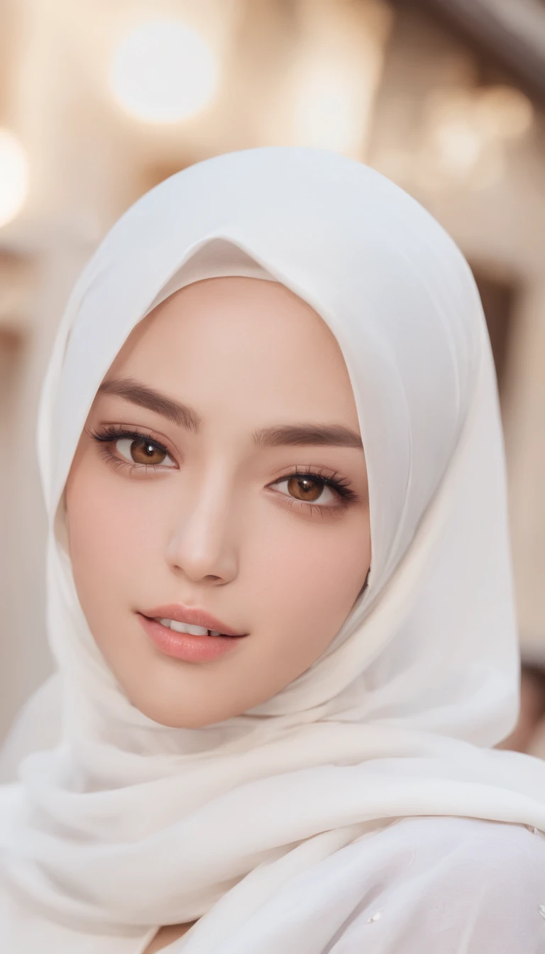 2girl,group photo ,close up photo of a beautiful girl with hijab, posing, look at a camera and smile, white hijab only,full NAKED ,expose vaginal ,vaginal opening, open legs, squirt, small BREAST,cowboy shot ,slim belly, ((squirt itting in the center of a crowd of people ,without any clothes ,(brown eyes:0.8), cute young face, detailed faces,realistic faces,years, realistic skin texture