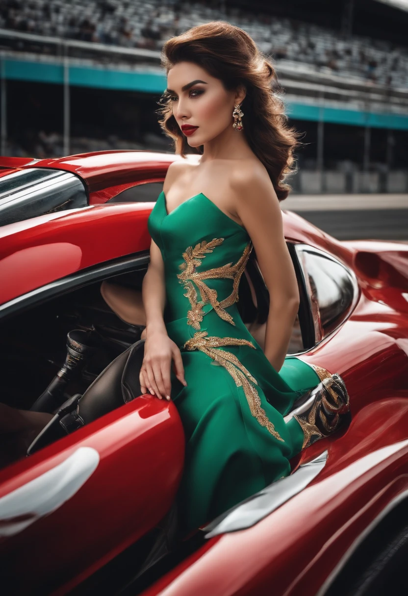２３age、Race Queen、Constriction coordination、Car Racing Course