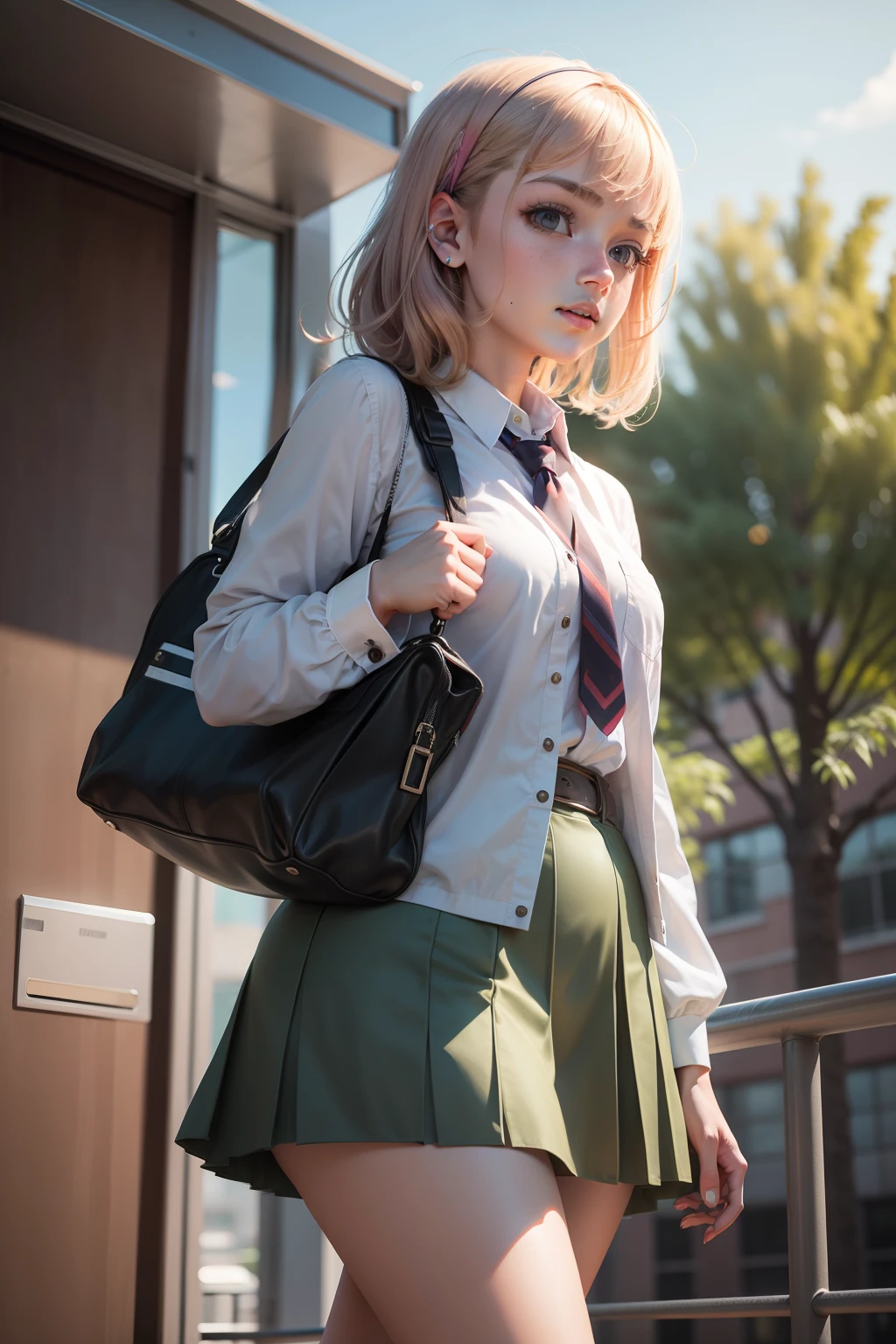 Dinosaur is becoming a high school girl