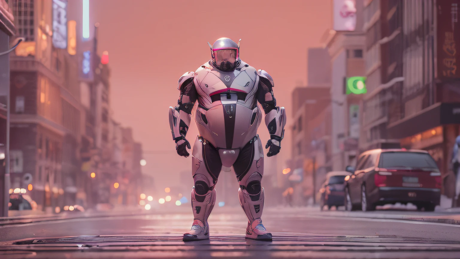 A highly technological and advanced alien soldier in an apocalyptic city, male, (fat), (ROBO male Den): 1.3, light pink body, pink belly, : 1.3,（anatomically correct: 1.7）, Penile erection, bullet, Argument. octane rendering,beautiful features,unique lighting,,intricate fur,Extremely high details, full body view,Centered, 8k, shooting with Hasselblad X1D-50, maximum focus, perfect lighting, (best quality),(master piece),( ultra detailed), sharp focus, big fat male, bullet, mature male, big balls and sheaths, (Penile Erection：1.7)，extremely detailed，(ultra-detailed, perspective:1.0),，Sharp people，atmospheric, hyper photorealism, hyper HD, Detailed background, scenic, author: Rembrandt, Director: Daeni Pinho, Snosco Report, E621, NSFW, (dark shadows, wide dynamic range, HDR), full body view, Centered, 8k, YES, shooting with Hasselblad X1D -50, maximum focus, perfect lighting, (best quality), (master piece), (ultra detailed), sharp focus,