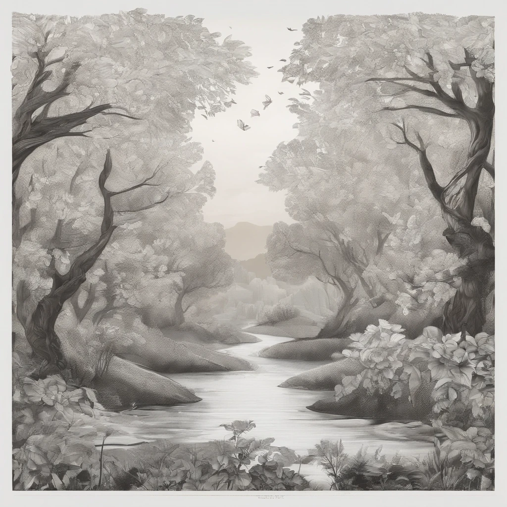 With every page I gather a leaf, a tree, and then the forest. I do this everyday, without fail, masterpiece, best quality