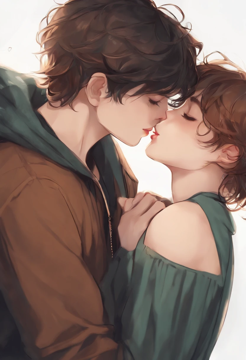 2 girls kissing