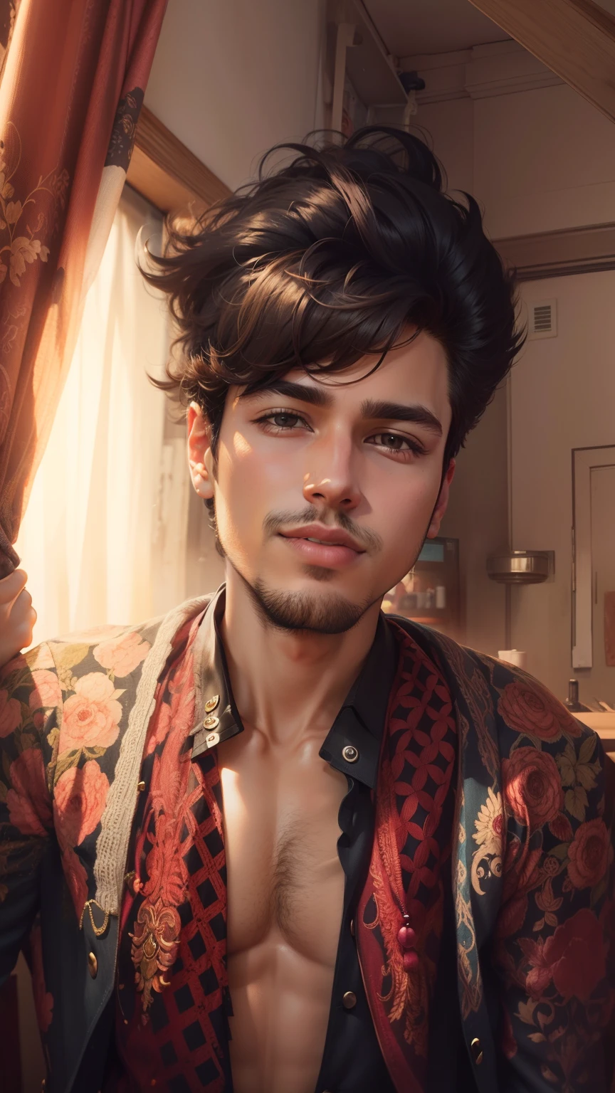 Change background. Stylish boy