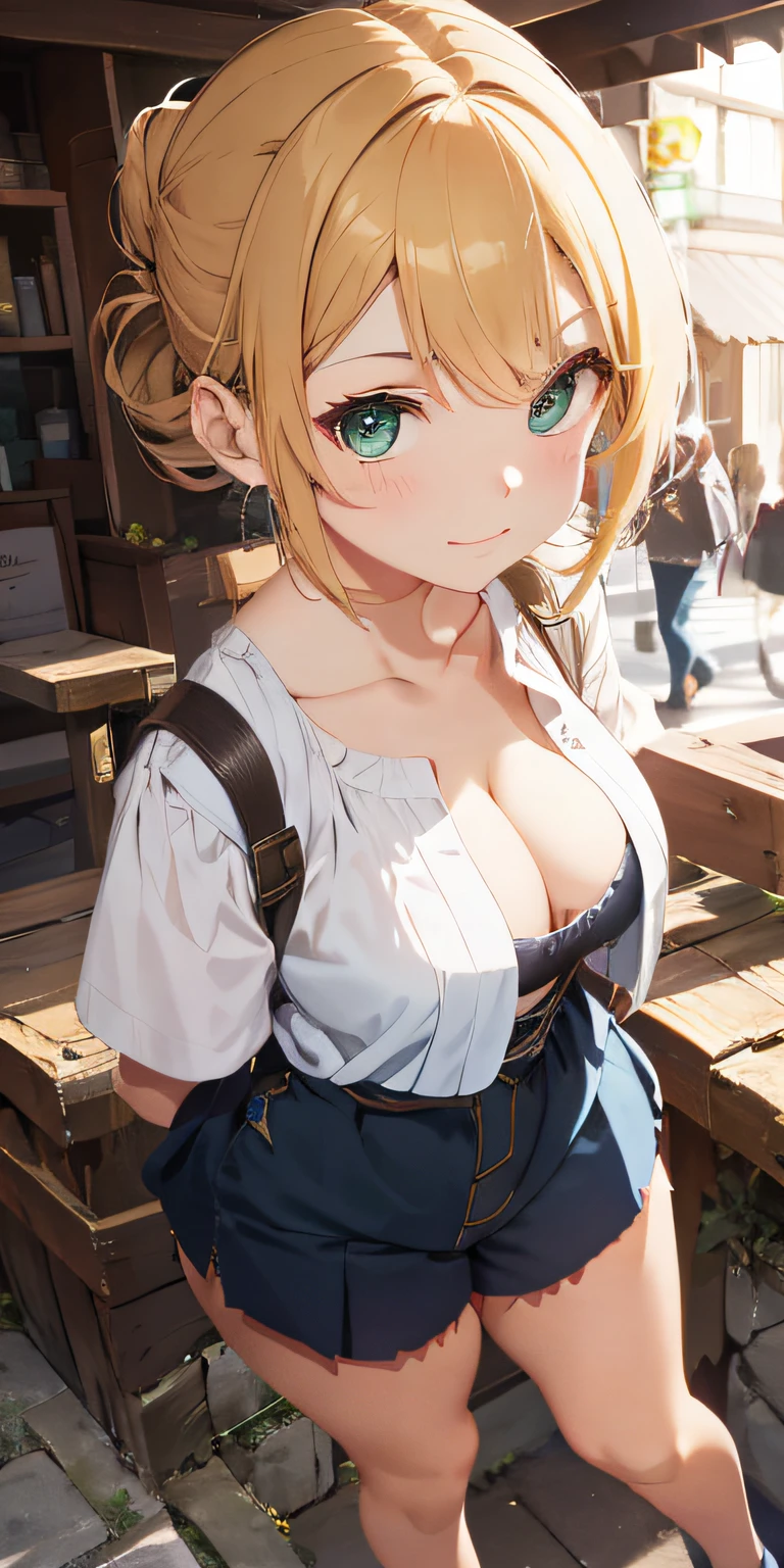 Changed to emerald green eyes