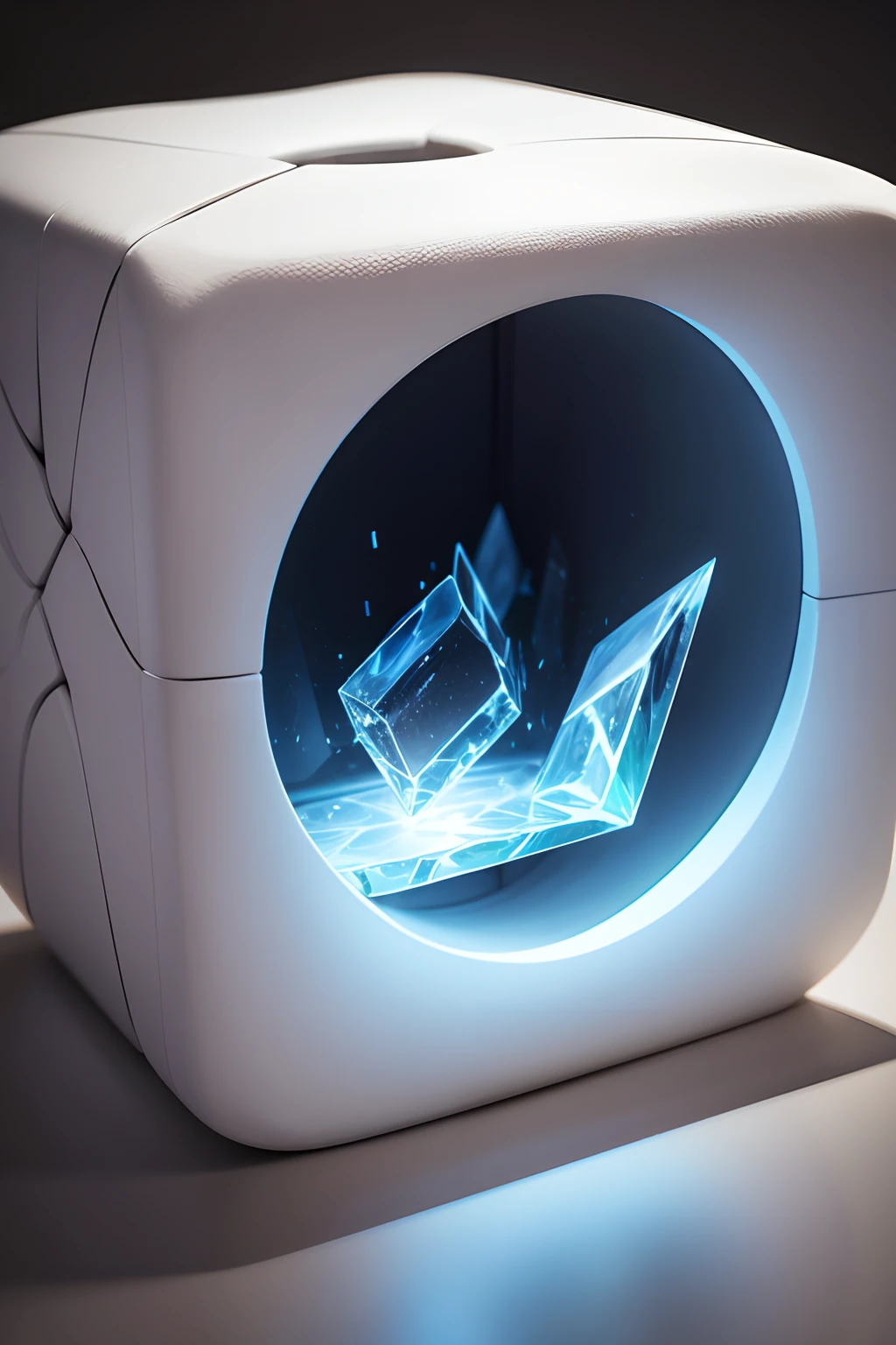 The decoration on the cube is arched cube single ;Close-up texture