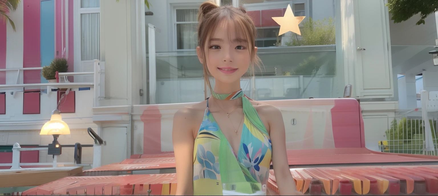 1girl,summer,ponytail