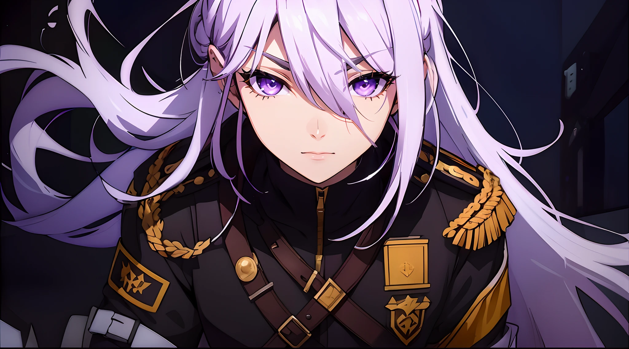 a-drei, kakumeiki valvrave, purple eyes
