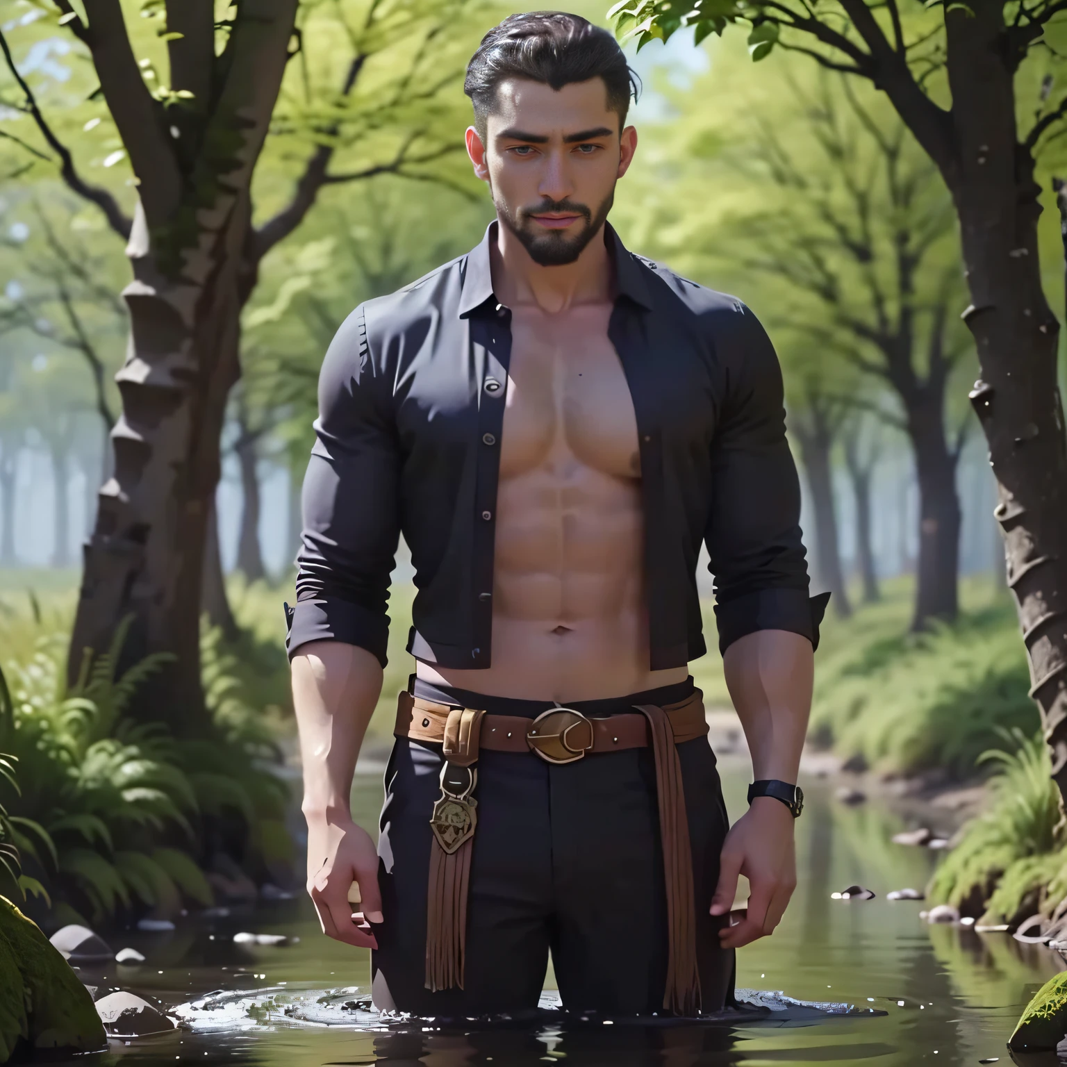 Guardian of the Redemption Spring: In a sacred forest, AbdelFedala is the guardian of a spring whose waters offer redemption to those who truly seek it. As seekers come with their tales of regret, how does he guide them, and what lessons does he learn about his own need for transformation?