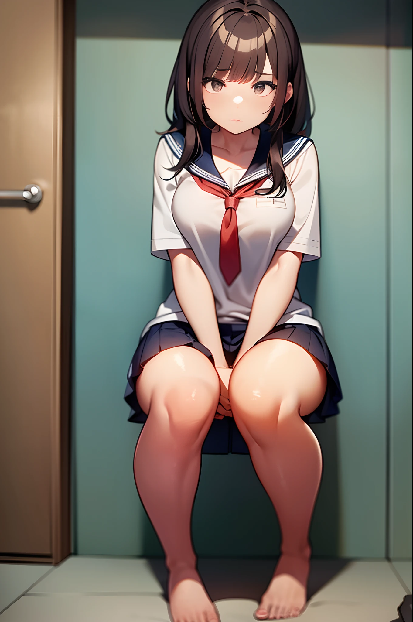 NSFW,very cute female ,10 yek shiny hair,flat chest,School Swimsuit,Sitting, Spread legs,(Kupaa:1.5),(pussy:1.4),embarrassed, blush, Looking away, Locker Room,
Solo, 1girl in,
BREAK
(masutepiece, Best Quality,Ultra-detailed)