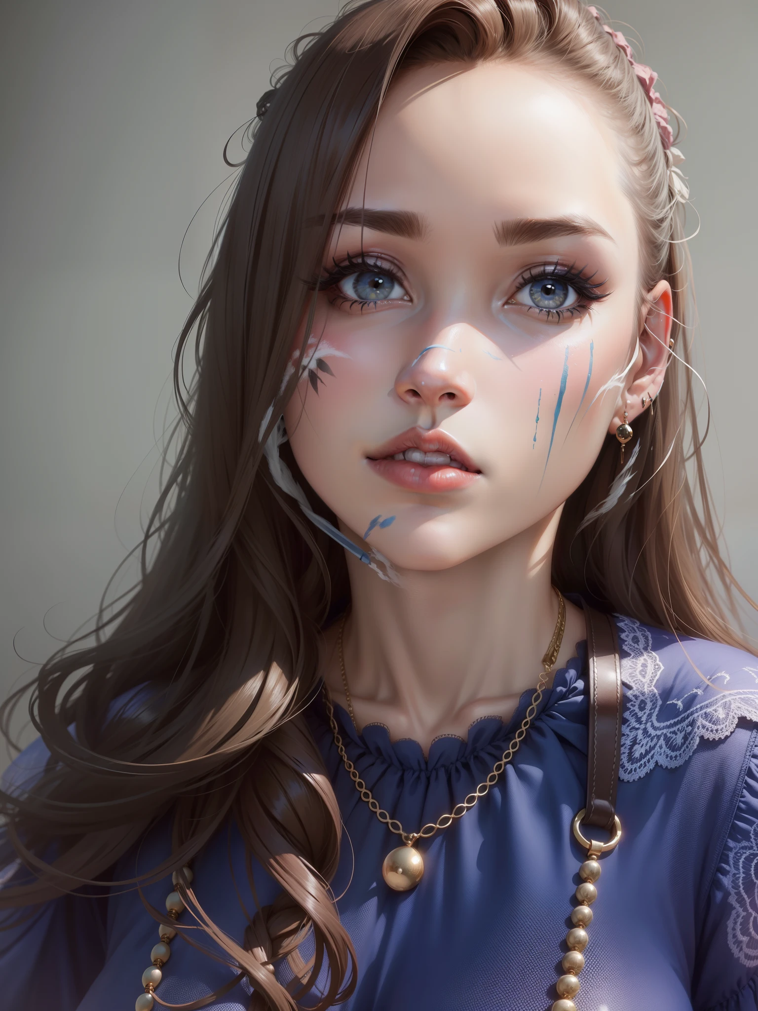 Face repaint,delicated face