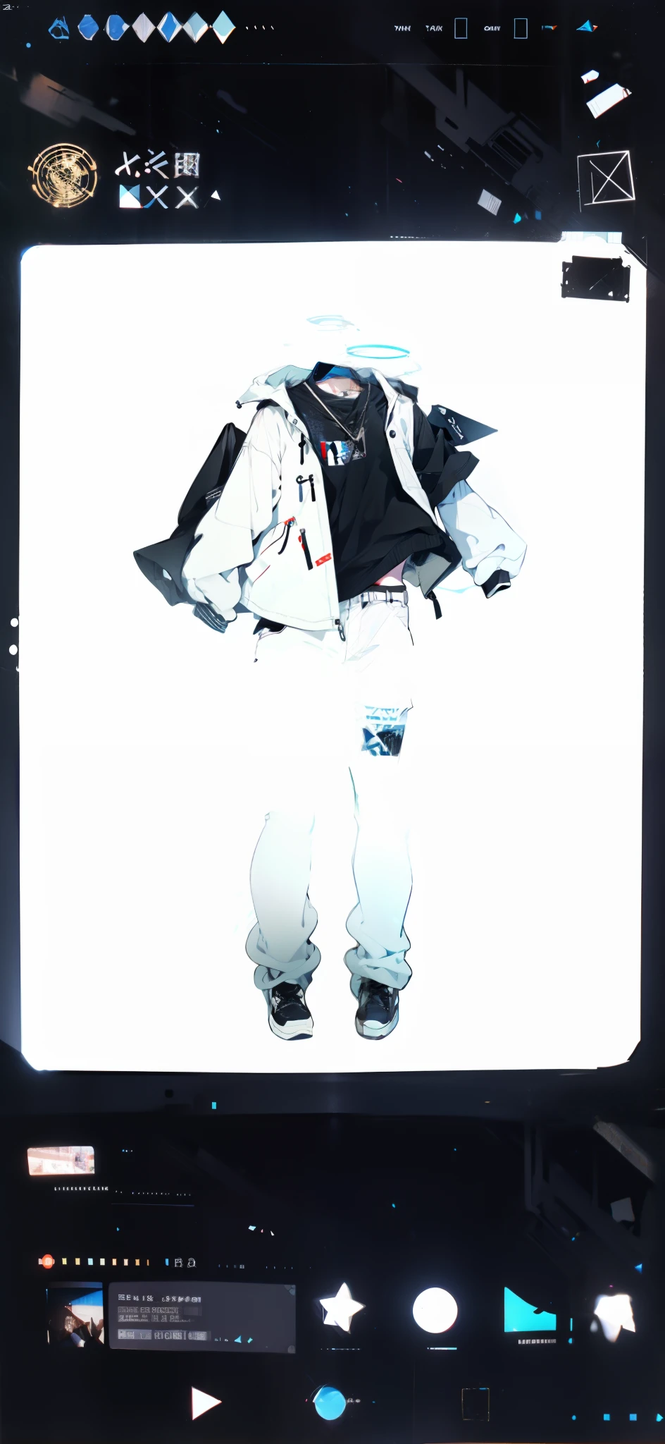The clothes ar