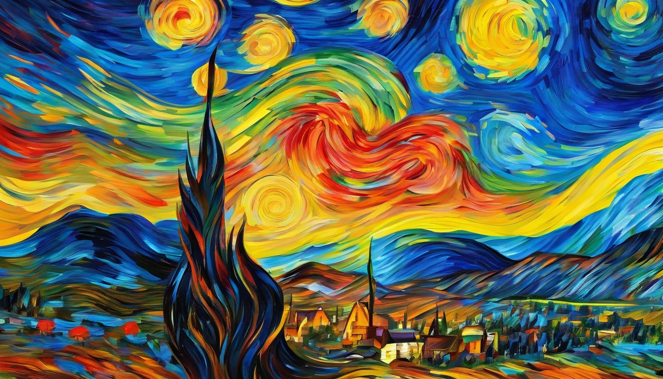 von gogh,starry nights