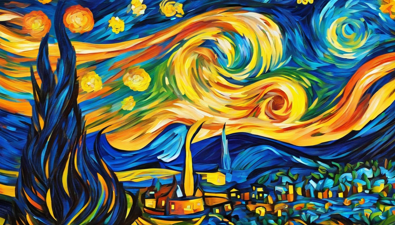 von gogh,starry nights