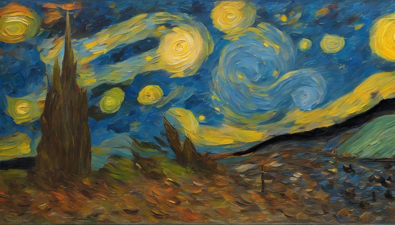 von gogh,starry nights