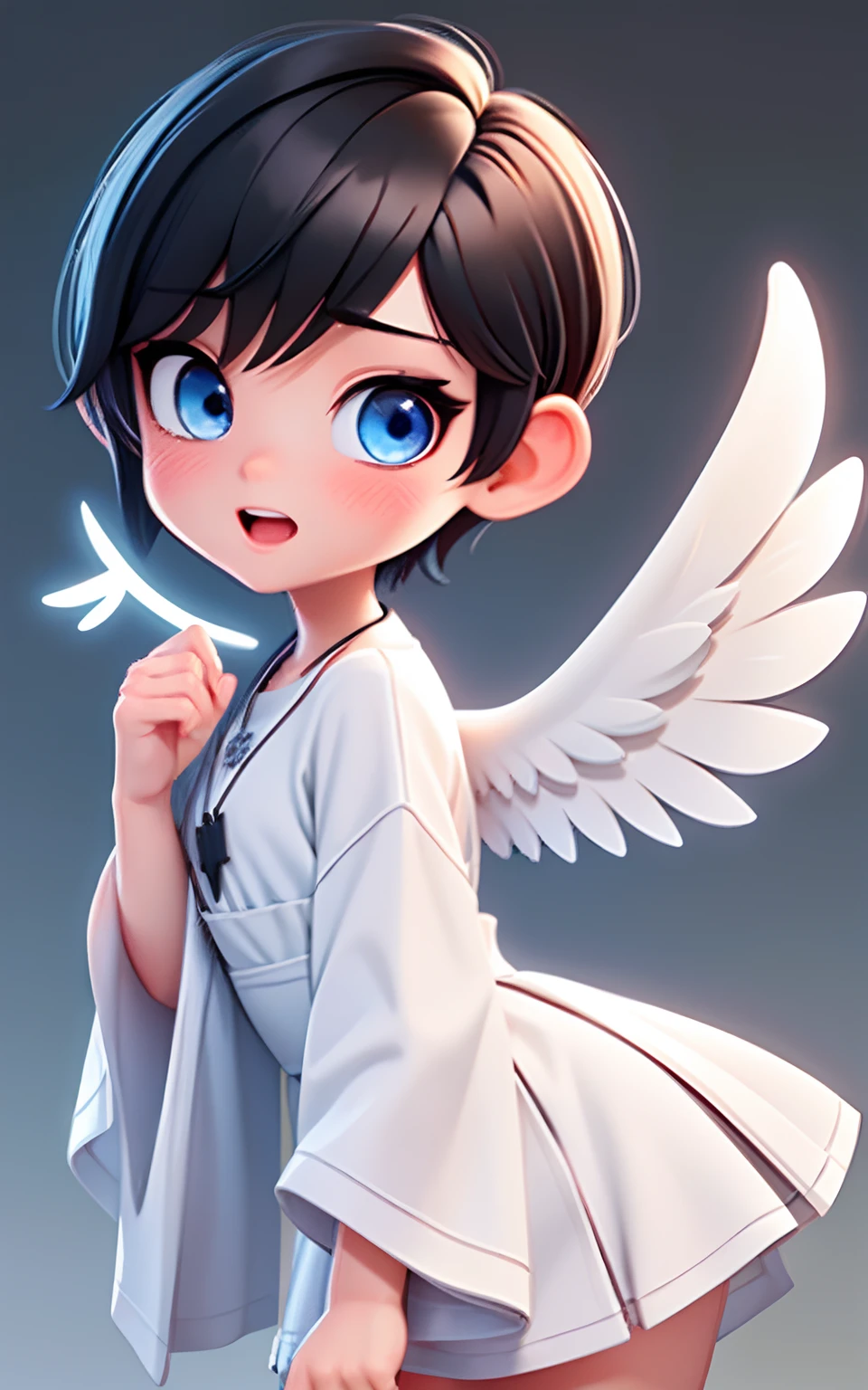 kawaii internet angel teenage boy