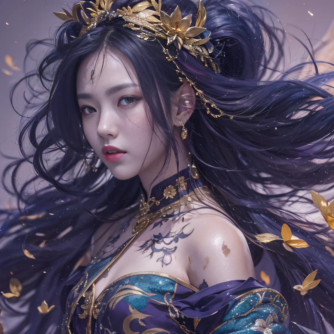 A masterpiece, top quality, best quality, official art, beautiful and aesthetic:1.2, 1girl:1.3, extremely detailed, fractal art:1.3, colorful, highest detailed