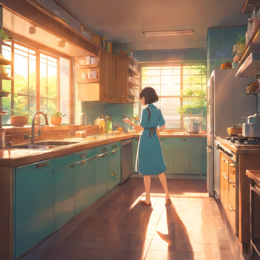kitchens,There is a big tap, 4K, k hd, high high quality