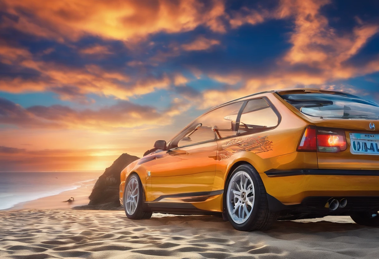 HDR,UHD,studio lighting,Tinta ultrafina,foco nítido,Physically-based rendering,extreme detail description,profissional,vivid colors,Bokeh) Arlequina sentada na areia da Praia de Copacabana, enjoying the sunset. 【Principal de tela】 Arlequina sentada na areia da Praia de Copacabana 【material】 Tinta ultrafina 【Detalhes adicionais】 The sand is warm and golden, swallowing Harley's feet. As ondas do mar acaricia suavemente a costa, criando um som calmante. A vibrant beach towel is arranged next to the Harley, sporting colorful patterns. Gaivotas sobrevoam, ocasionalmente descendo para pegar peixes. The smell of salt water and sunscreen fills the air, Improve the beach experience. 【qualidade de imagem】 (melhor qualidade,4k,8k,Alto,master part:1.2), ultra-detalhado, (Realistic,fotorrealista,photo-realistic:1.37) 【Artistic style】 Landscape 【tons de cor】 The colors are bright and vivid, refletindo a atmosfera vibrante da praia. The blue ocean stretches as far as the eye can see, contrastando lindamente com a areia dourada. The sky is painted with shades of orange, rosa, e roxo, indicating the mesmerizing sunset. 【lamplight】 The warm sunlight casts a golden glow on Harley's face, highlighting their distinct features. Os raios de luz criam sombras suaves na areia, adding depth and dimension to the scene.