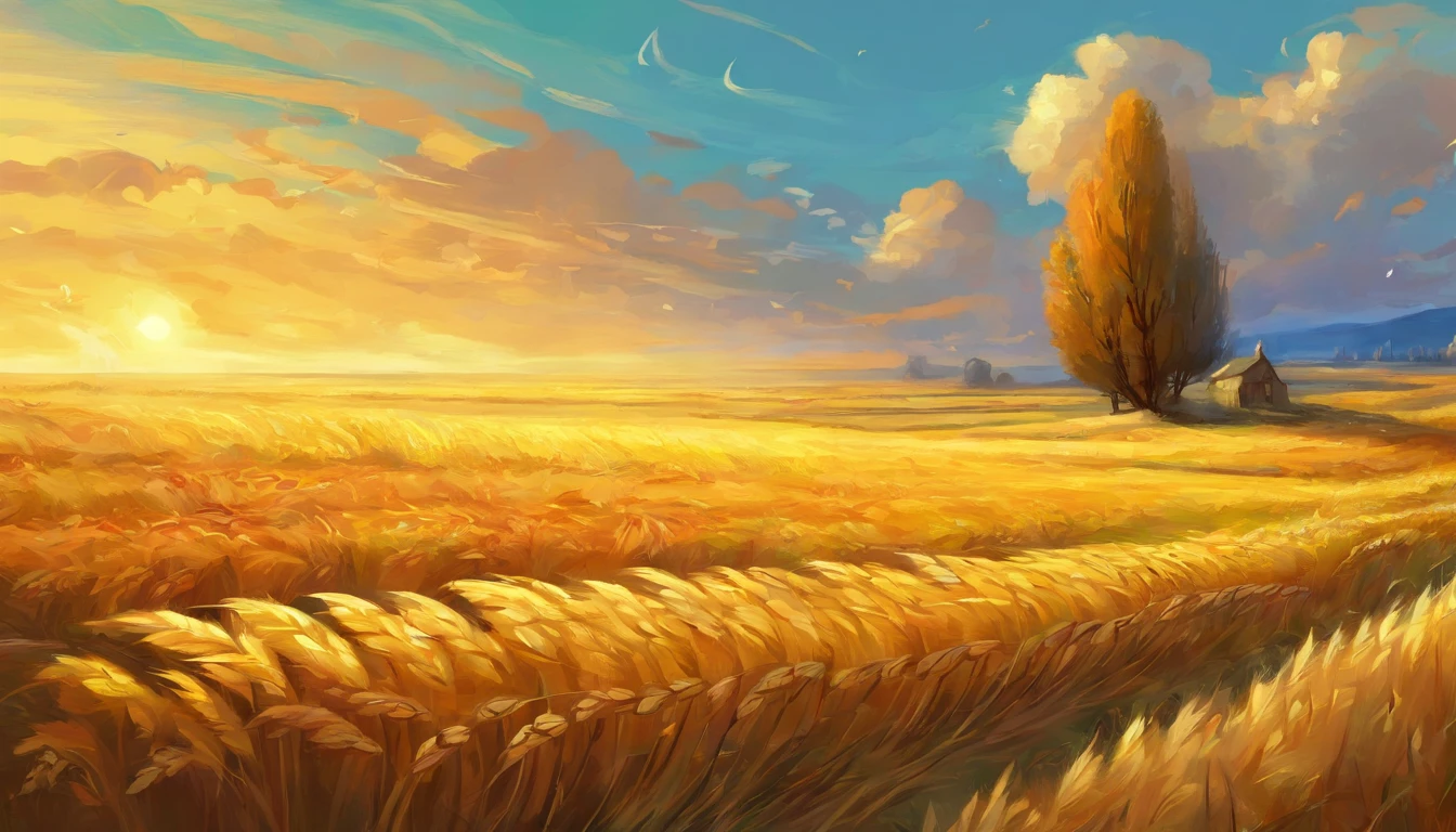 von gogh, Harvest Wheat Autumn Claw Field