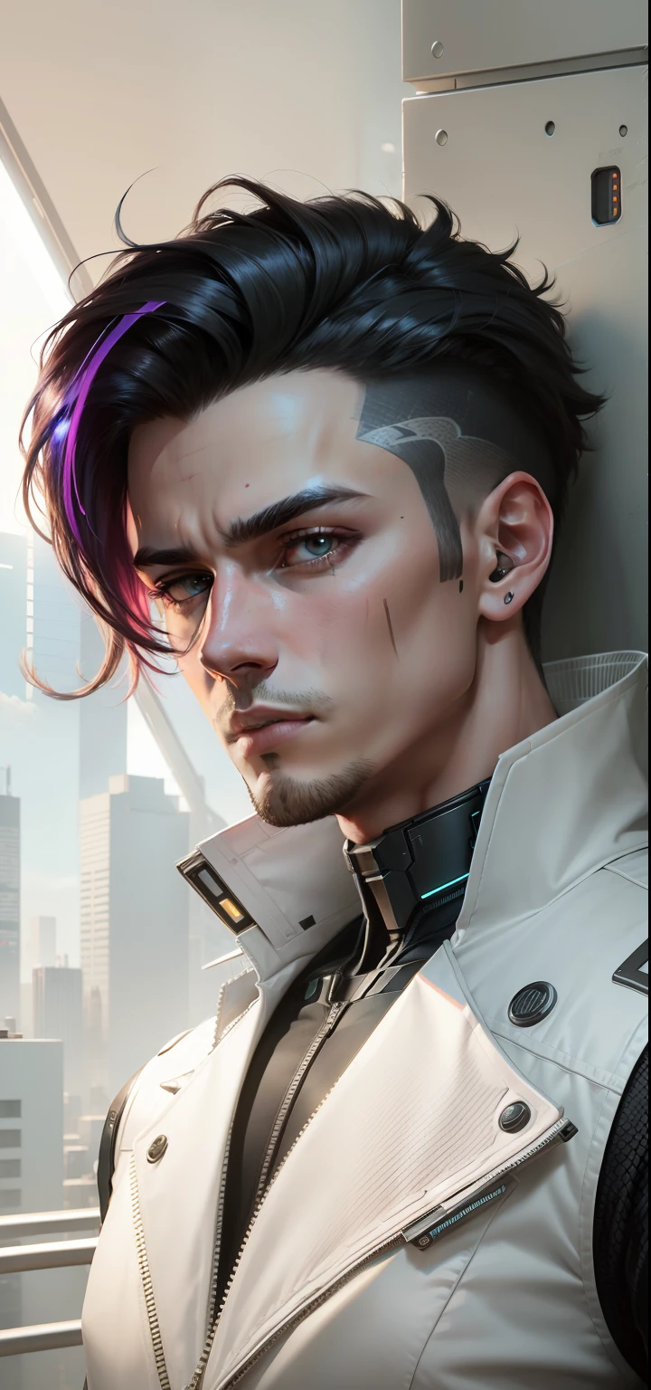 Change this background , cyberpunk handsome,cute boy, realistic face 8k ultra realistic