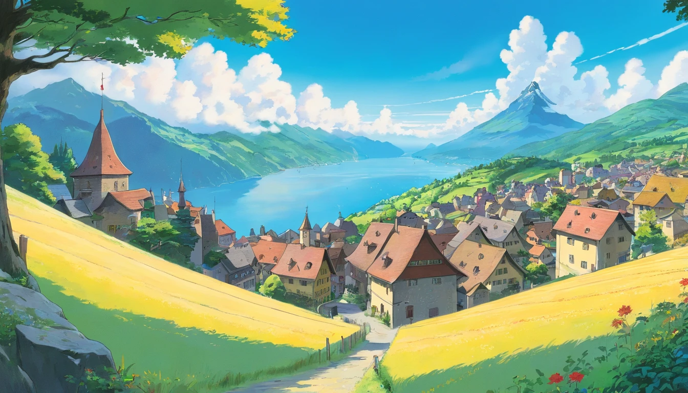 Switzerland,Bern,Faraway view