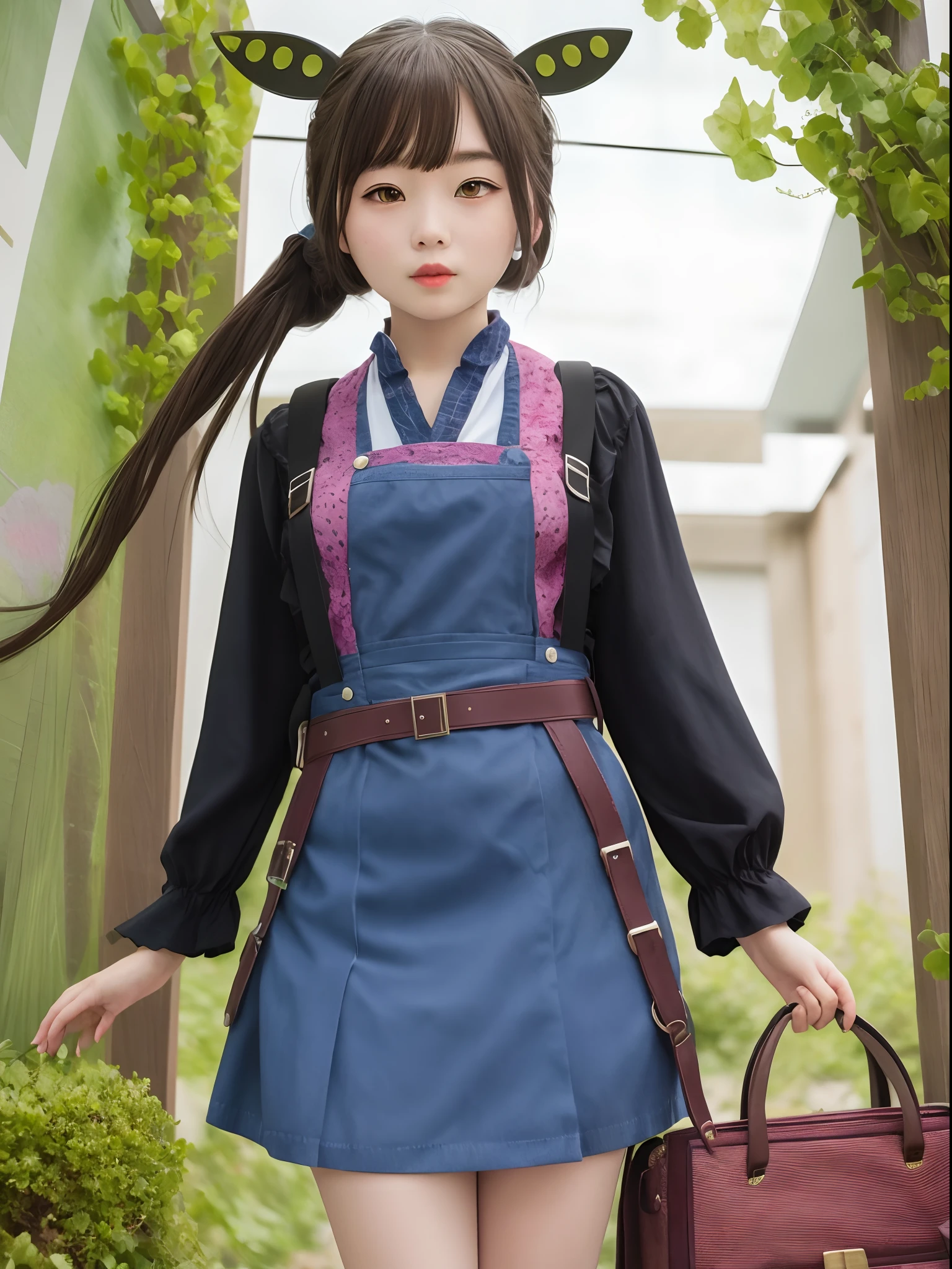 masterpiece, best quality, original characters,1girl,solo,Zundamon