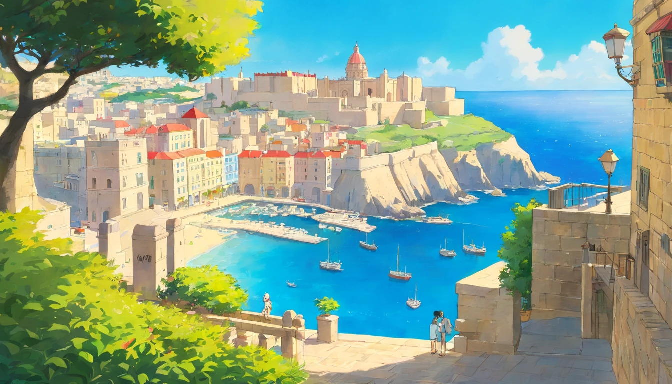 Republic of Malta,Valletta,Faraway view