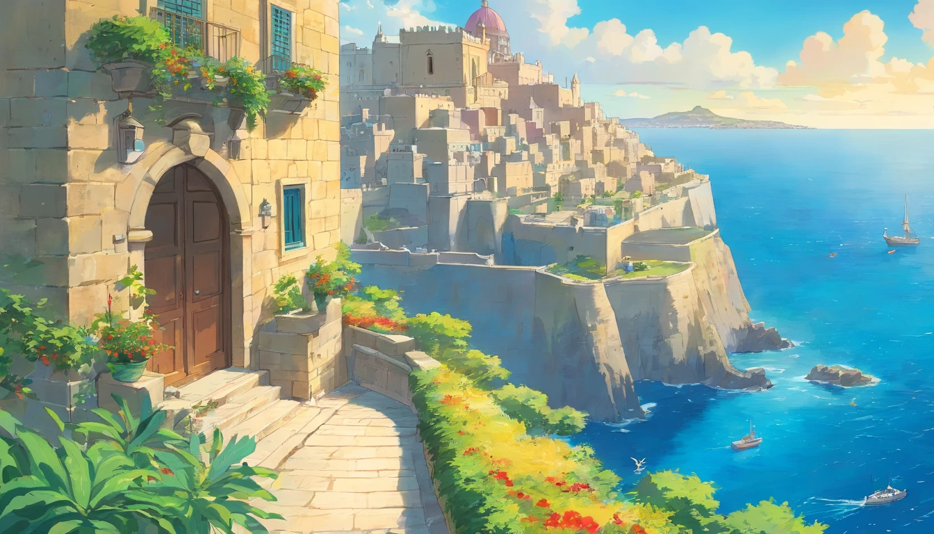 Republic of Malta,Valletta,Faraway view
