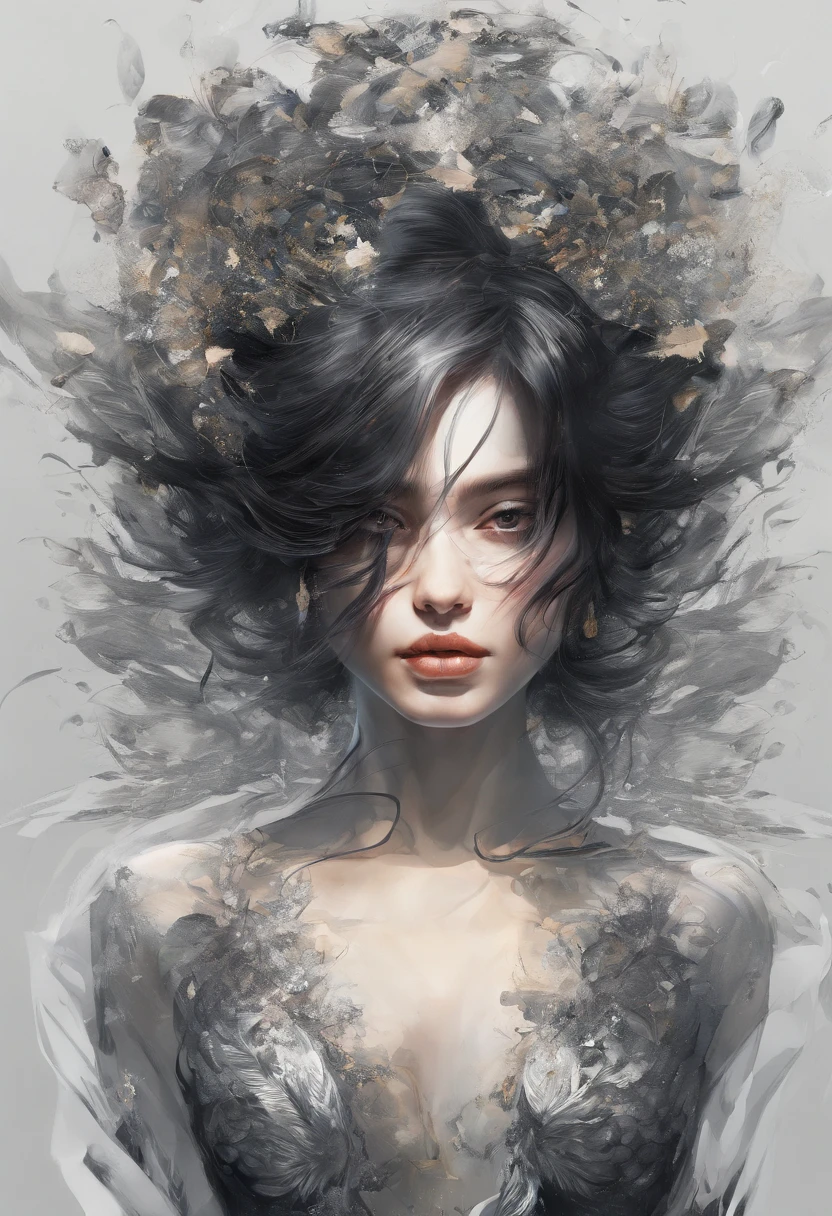 Perfect centering, Fantastic black goldfish, cheerfulness, Standing position, Abstract beauty, Centered, Looking at the camera, Facing the camera, Approaching perfection, Dynamic, Highly detailed, Smooth, Sharp Focus, 8K, hight resolution, Illustration, art by carne griffiths and wadim kashin, Goldfish character