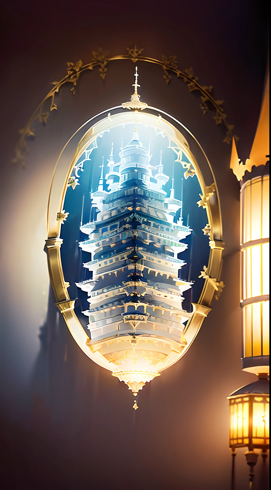 (Extremely detailed floating city:1.3), ((1 detailed mirage castle floats on it
cloud)and(Detailed buoy spire illusion, Detailed floating clock tower
fantasy)and(Highly transparent mirage)and(Detailed view of the base
Mirage Castle)),Ultra-detailed,extremely detailed and beautiful, Sky and white
Cloud and sunset glow background,Ultra-fine bird, (Floating city in bloom, Floating petals, A garden in bloom in the sky, Many vines on the wall:1.2)
imagination, Dream
/=
(Girl inside the floating city:1.3), (1 girl away from the camera:1.2), (Ultra-wide angle
lens), (back), Behind the head, Holy light, White dress, (full bodyesbian), Bare feet, (Backless dress), Solo