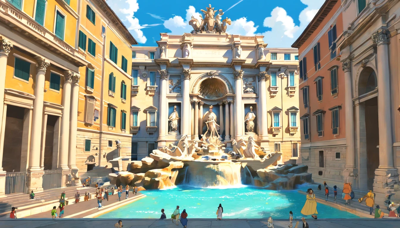 Trevi Fountain,Rome, Italy