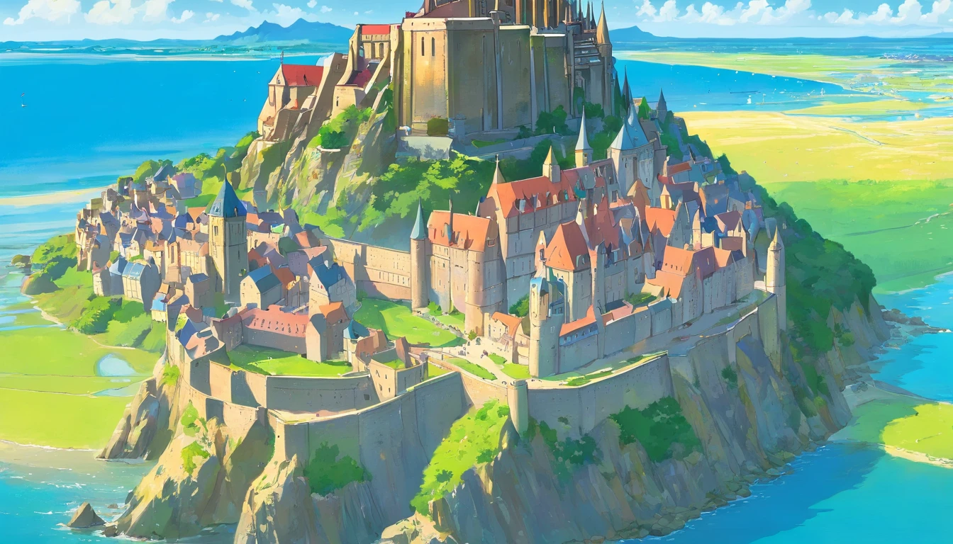 Mont Saint-Michel,France