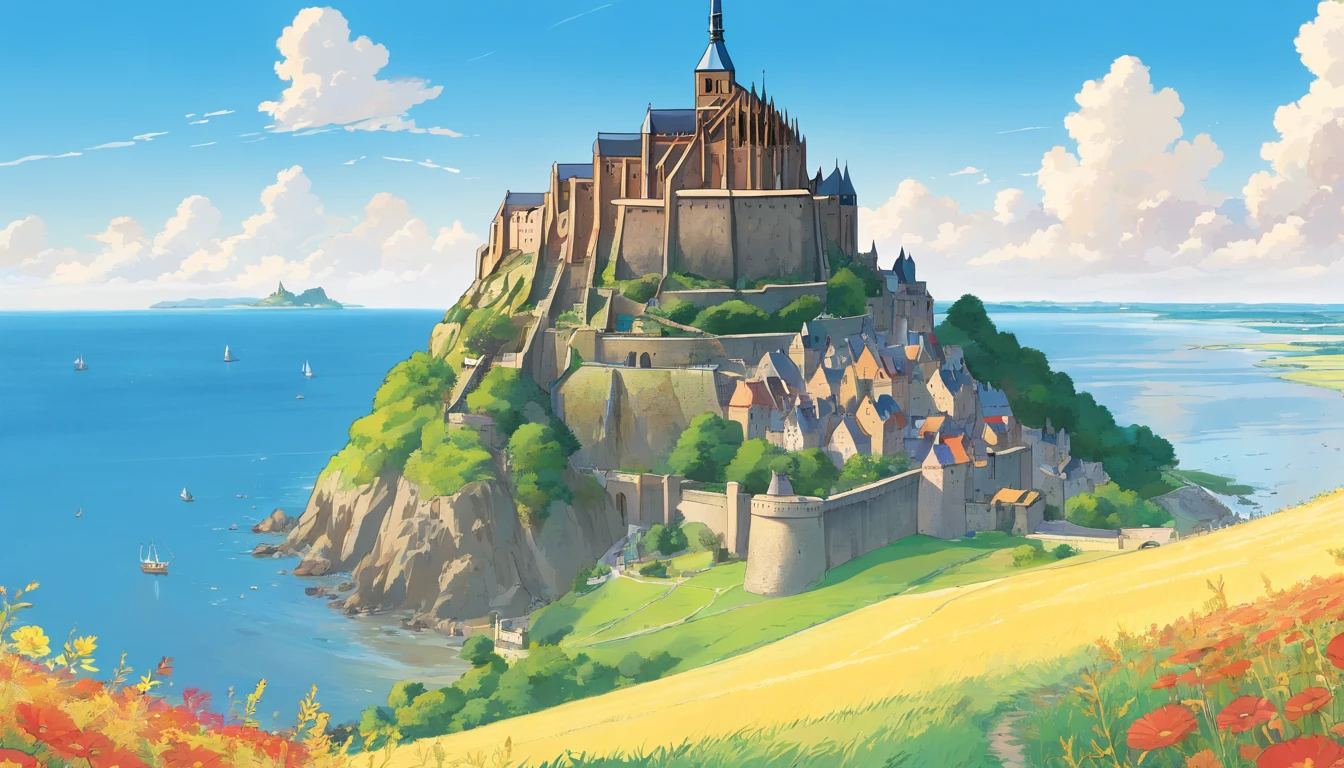 Mont Saint-Michel,France
