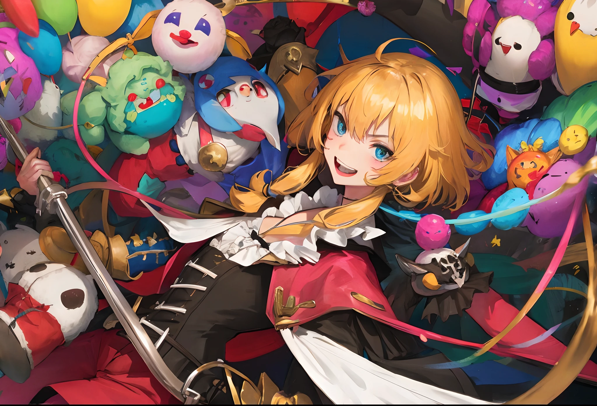Anime clown pirate
