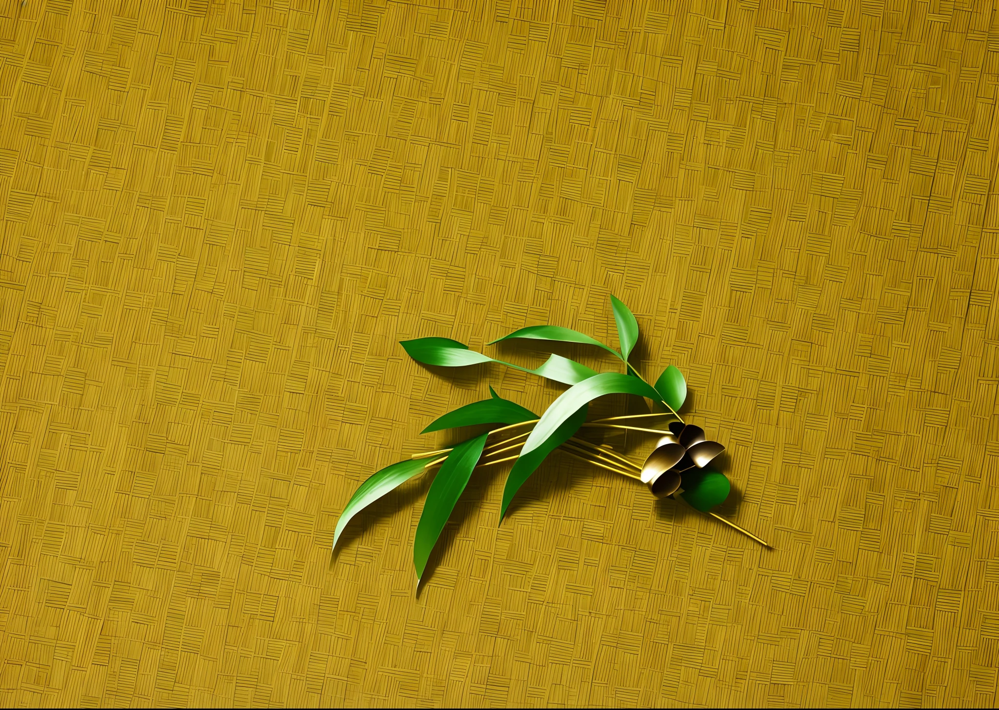 Hairpins,Velvet design, bamboos, Wu Liu, Bamboo