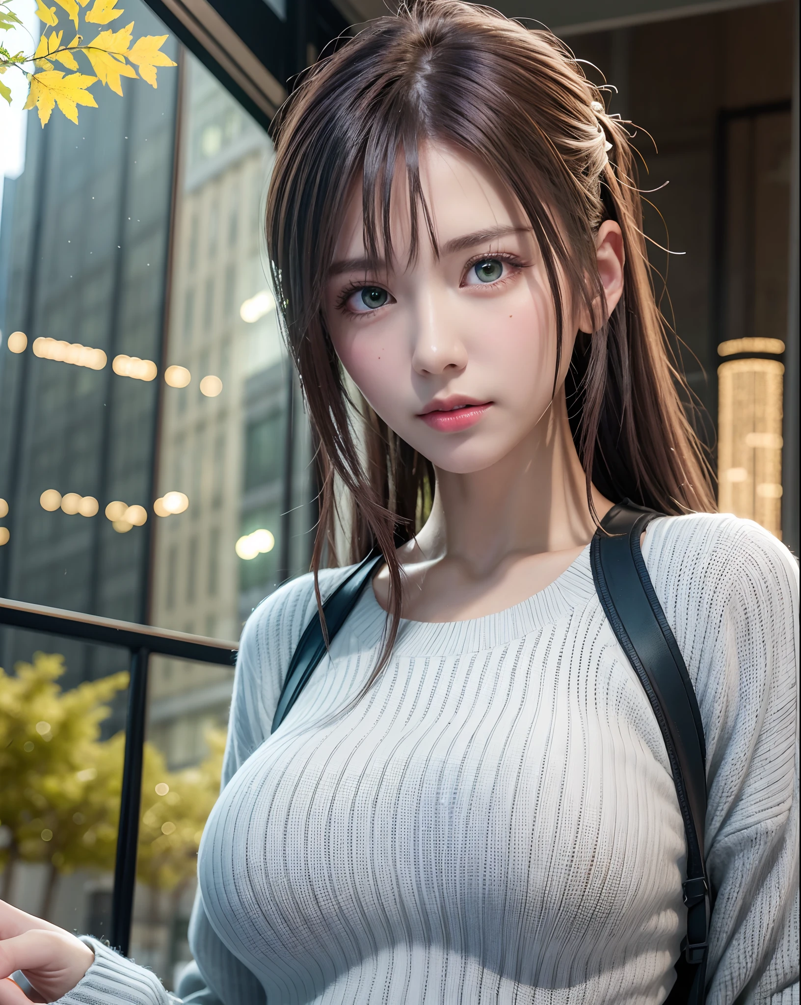 8K, Best Quality, Masterpiece, Ultra High Resolution, (Realism: 1.4), Original Photo, (Realistic Skin Texture: 1.3), (Film Grain: 1.3), (Selfie Angle)