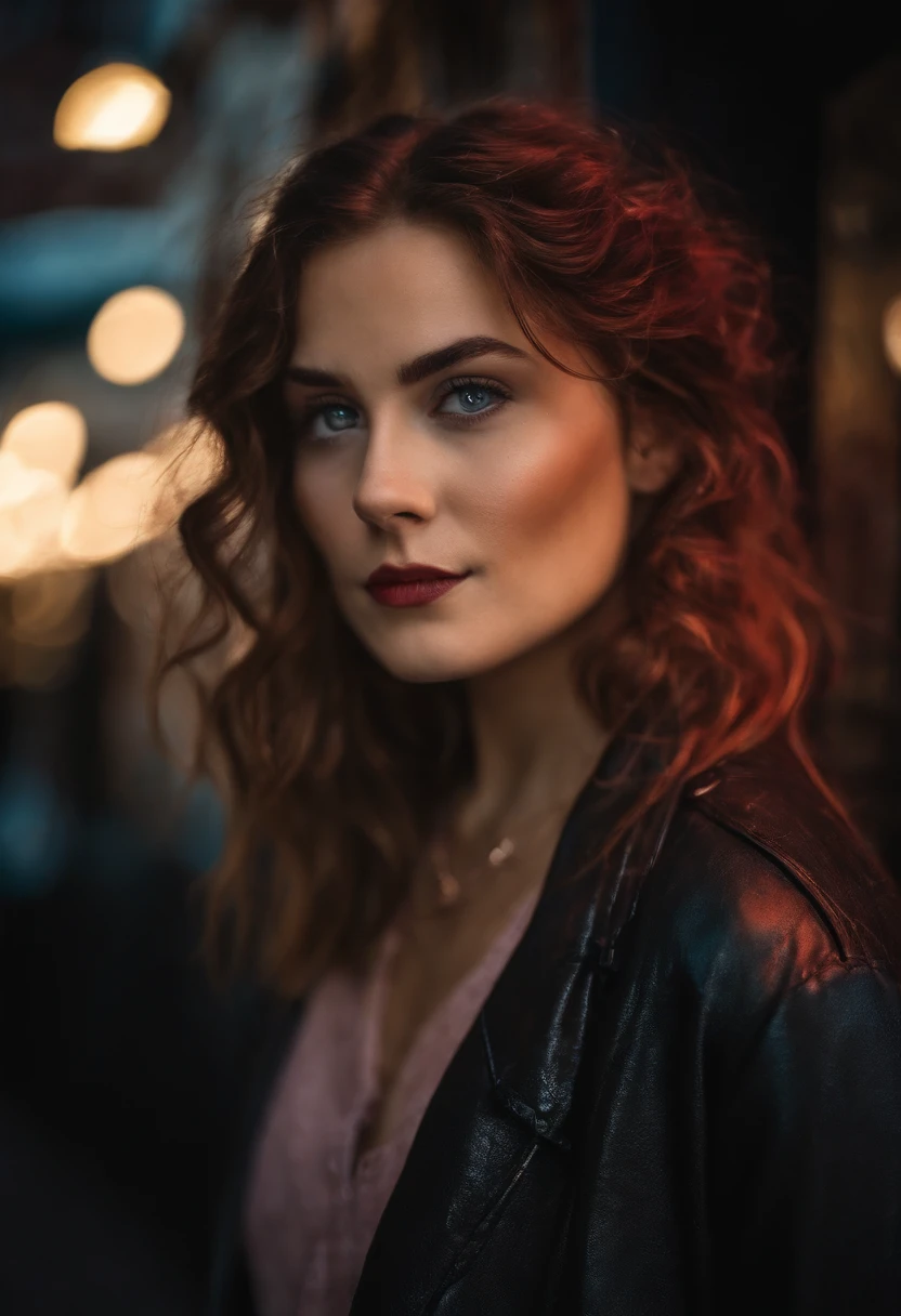 {{masterpiece}}, best quality, extremely detailed CG unity 8k wallpaper, cinematic lighting, lens flare, beautiful detail eyes, black, side glance, multicolor hair, colorful light, particles, heterochromia, (colorful:1.5), (colorful hair:1.5), (((young girl looking confused a different brands of lipstick at a store))),