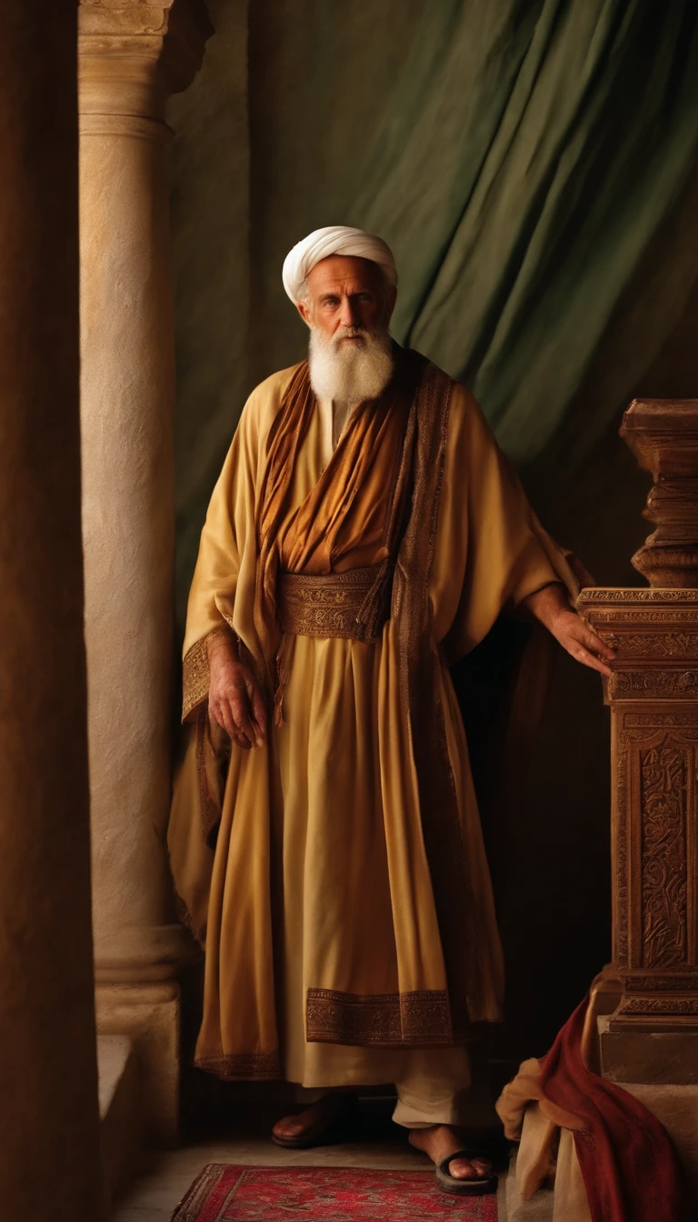 The apostle Paul looked at the screen, roupas compridas, Religion, Ultra foto realsisim, Israel