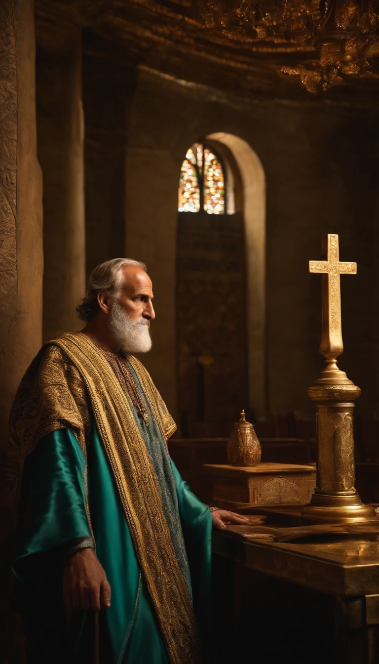 The apostle Paul looked at the screen, roupas compridas, Religion, Ultra foto Realsisim, cidade de Israel
