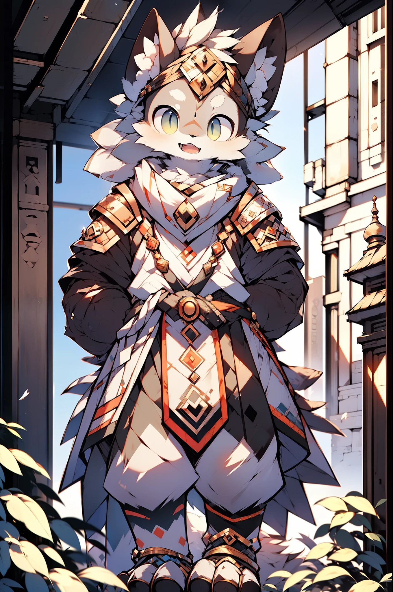 (8K, best quality:1.2), (masterpiece:1.37), (photo, photorealistic:1.37), (ultrahigh-res), half body, walking pose, shot from front, slow motion, female paladin wearing the full body, (light silver armour:1.2),(ornately decorated armor), (insanely detailed, bloom:1.5), (highest quality, Alessandro Casagrande, Greg Rutkowski, Sally Mann, concept art, 4k), (analog:1.2), (high sharpness), (detailed pupils:1.1), detailed face and eyes, Masterpiece, best quality, (highly detailed photo:1.1), (long blonde Hair, ponytail,ecstatic:1.1), (young woman:1.1), sharp, (perfect body:1.1), realistic, real shadow, 3d, (temple background:1.2), arms crossed over the chest 
photographed by Canan EOS R6, 135mm, 1/1250s, f/2.8, ISO 400