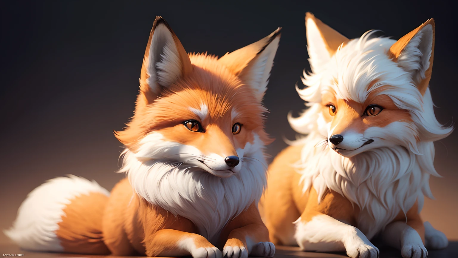 person, Fluffy Fox