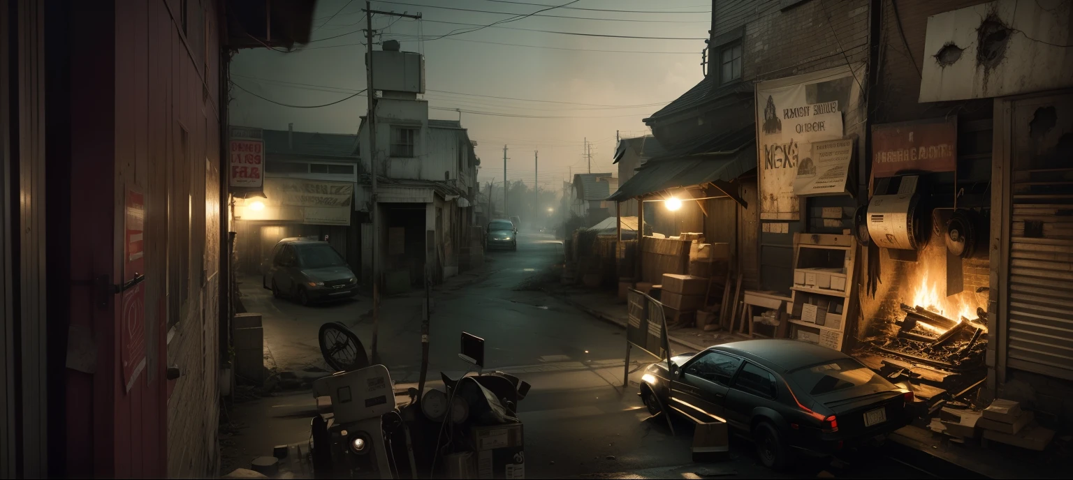 Horror effect realistic photo 4k