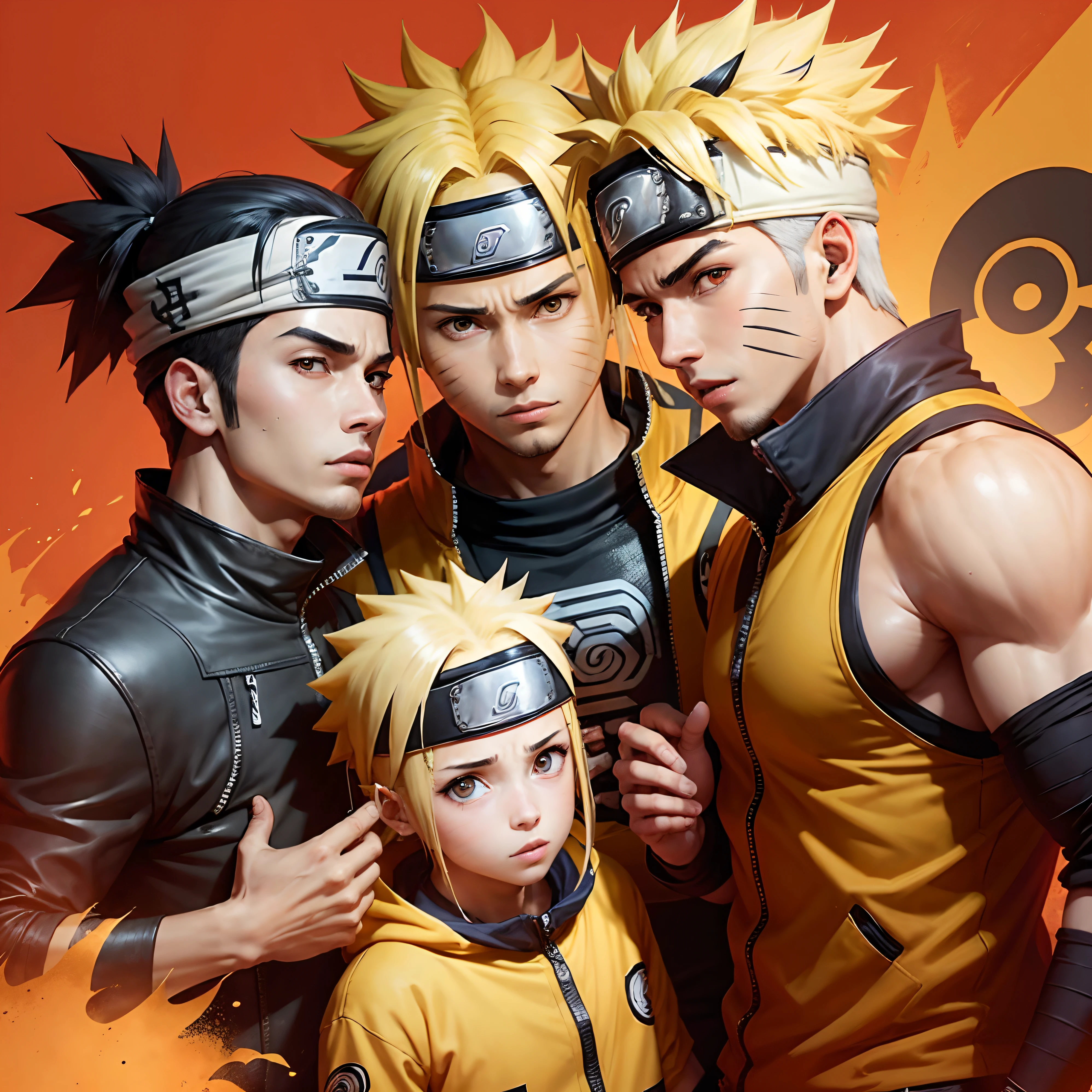 papel de parede naruto e os seus amigos