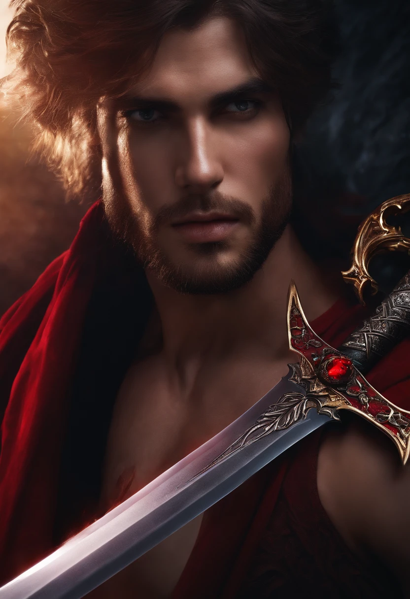 Blood-bathed sword